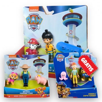 OFFERTA: Paw Patrol Danny X e Marshall + Yumi e Skye + Chase e il Capitano Turbot GRATIS