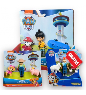 OFFERTA: Paw Patrol Danny X e Marshall + Yumi e Skye + Marshal e il contadino Al GRATIS