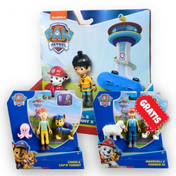 OFFERTA: Paw Patrol Danny X e Marshall + Chase e Turbot + Marshal e il contadino Al GRATIS