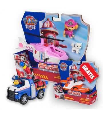 OFFERTA: veicoli Paw Patrol Fire Rescue Skye + Chase + Zuma GRATIS