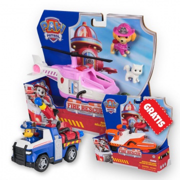 OFFERTA: veicoli Paw Patrol Fire Rescue Skye + Chase + Zuma GRATIS