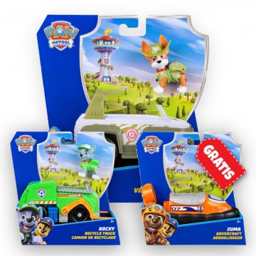 OFFERTA: veicoli base Paw Patrol Tracker + Rocky + Zuma GRATIS