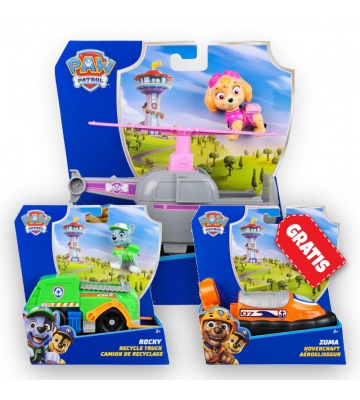 OFFERTA: veicoli base Paw Patrol Skye + Rocky + Zuma GRATIS