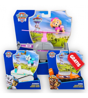 OFFERTA: veicoli base Paw Patrol Skye + Everest + Zuma GRATIS