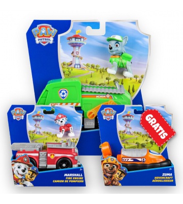 OFFERTA: veicoli base Paw Patrol Rocky + Marshall + Zuma GRATIS