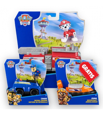 OFFERTA: veicoli base Paw Patrol Marshall + Chase + Zuma GRATIS