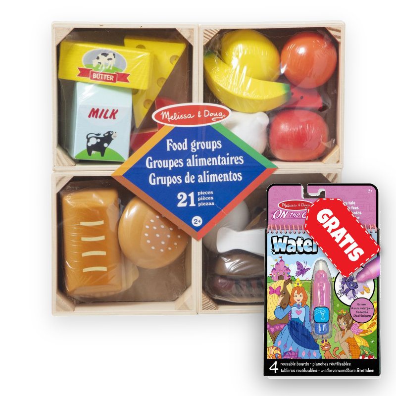 OFFERTA: Set da pranzo Melissa & Doug + Water WOW incantesimi ad acqua fiabe GRATIS