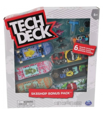 Tech Deck skateshop 6 pezzi con accessori Almost