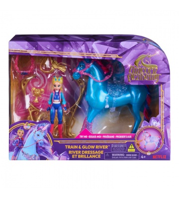 Unicorn Academy Isabel e River luminoso 11 cm