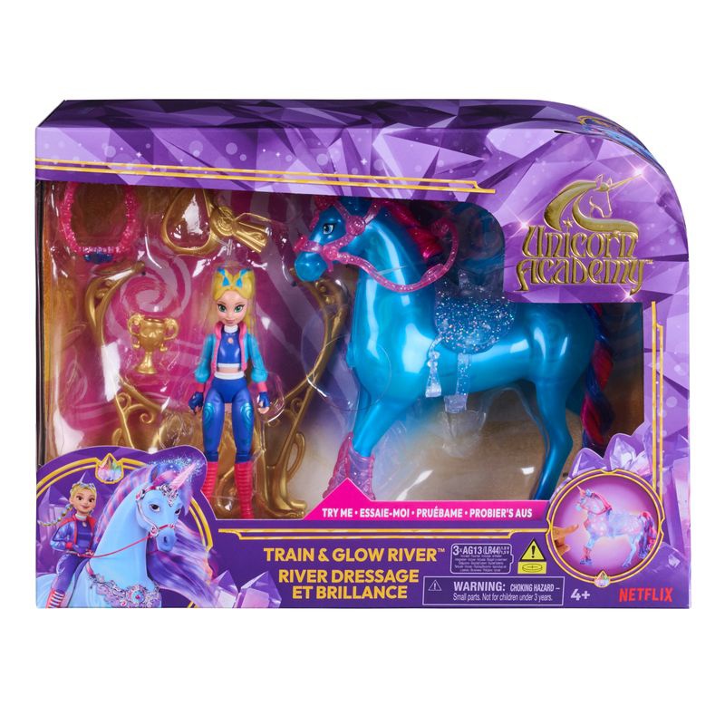 Unicorn Academy Isabel e River luminoso 11 cm