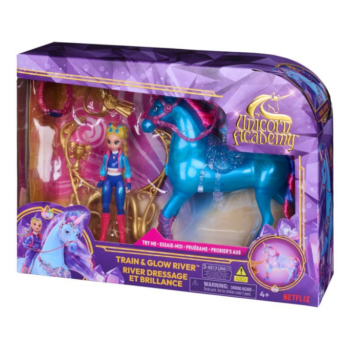 Unicorn Academy Isabel e River luminoso 11 cm