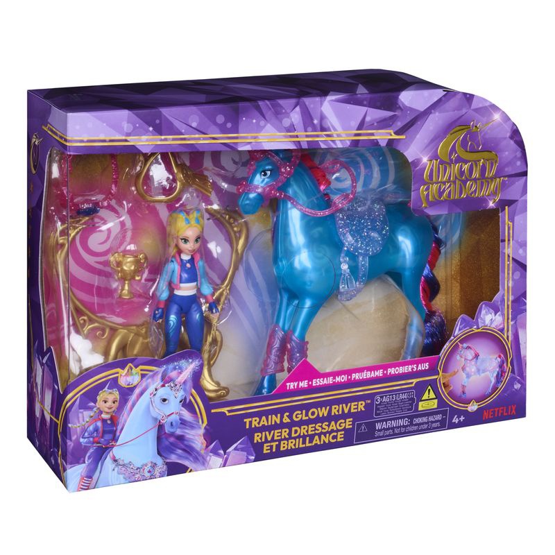 Unicorn Academy Isabel e River luminoso 11 cm