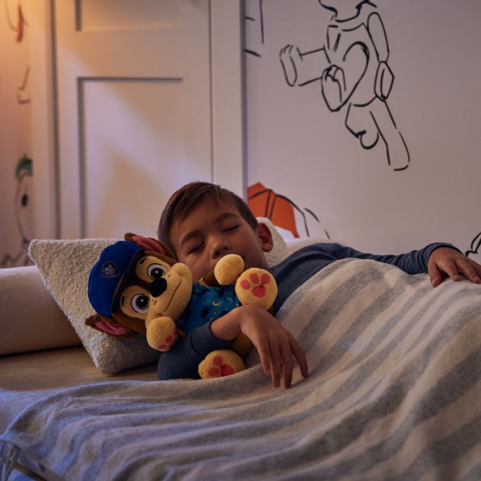 Paw Patrol grande peluche con ninna nanna Chase