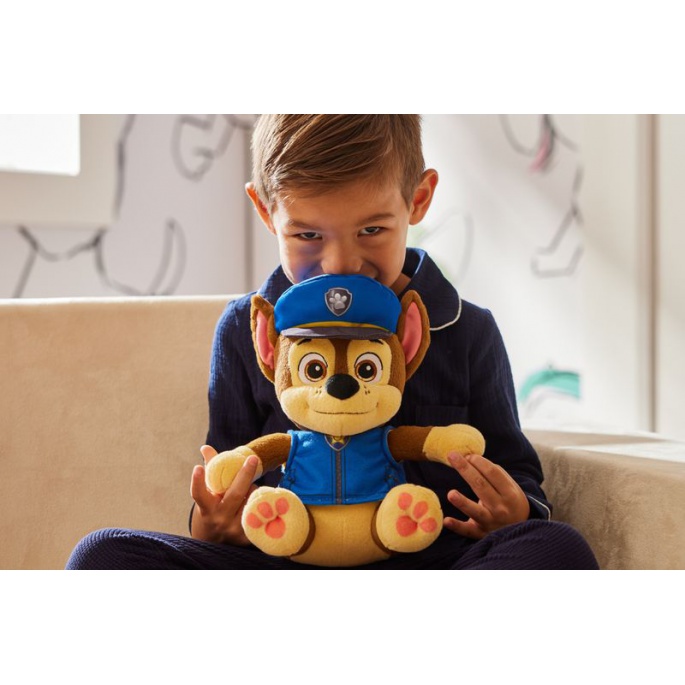 Paw Patrol grande peluche con ninna nanna Chase