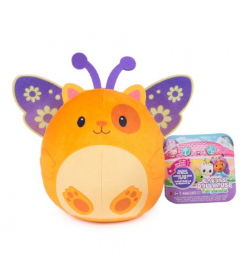 La casa delle bambole di Gabby criceto di peluche arancione con suoni 14 cm