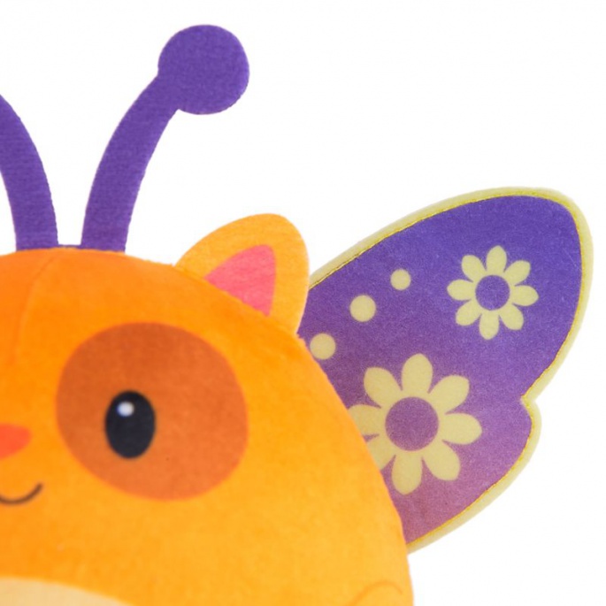 La casa delle bambole di Gabby criceto di peluche arancione con suoni 14 cm