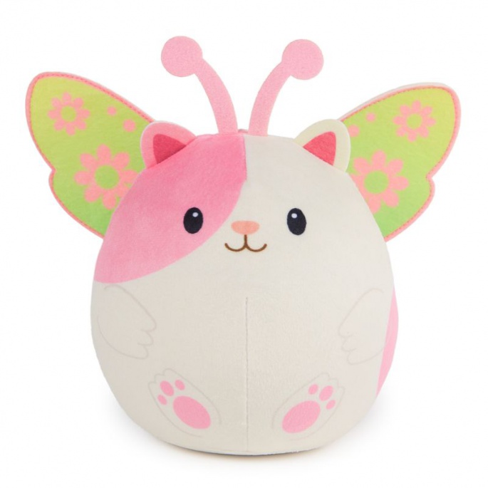 La casa delle bambole di Gabby criceto di peluche bianco con suoni 14 cm