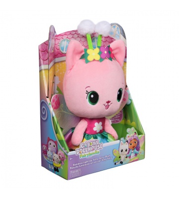 La casa delle bambole di Gabby fatina di peluche con luci e suoni 30 cm