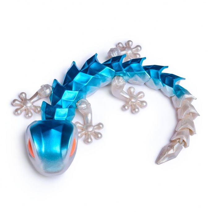 CrystaLynx Dragons geco flessibile 30 cm