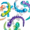CrystaLynx Dragons geco flessibile 30 cm