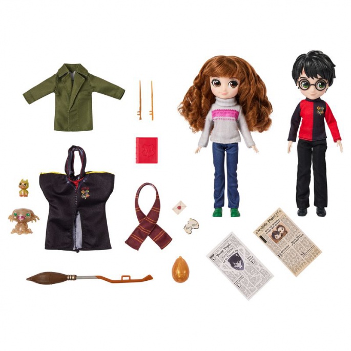 Harry Potter confezione doppia di figure Harry & Hermione 20 cm