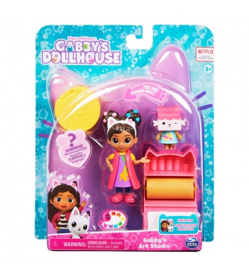 Gabby's Dollhouse set di gioco per gatti studio d'arte