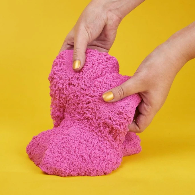 Kinetic Sand confezione di sabbia rosa brillante da 0,9 kg