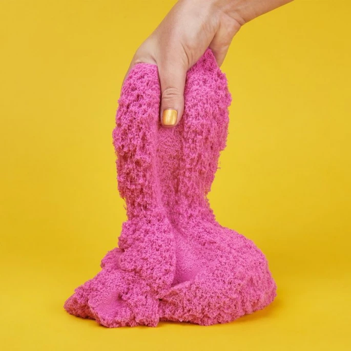 Kinetic Sand confezione di sabbia rosa brillante da 0,9 kg