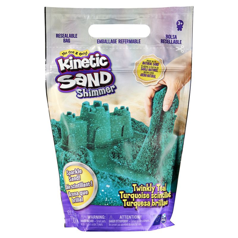 Kinetic Sand confezione di sabbia verde blu brillante 0,9 kg