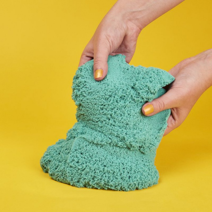Kinetic Sand confezione di sabbia verde blu brillante 0,9 kg