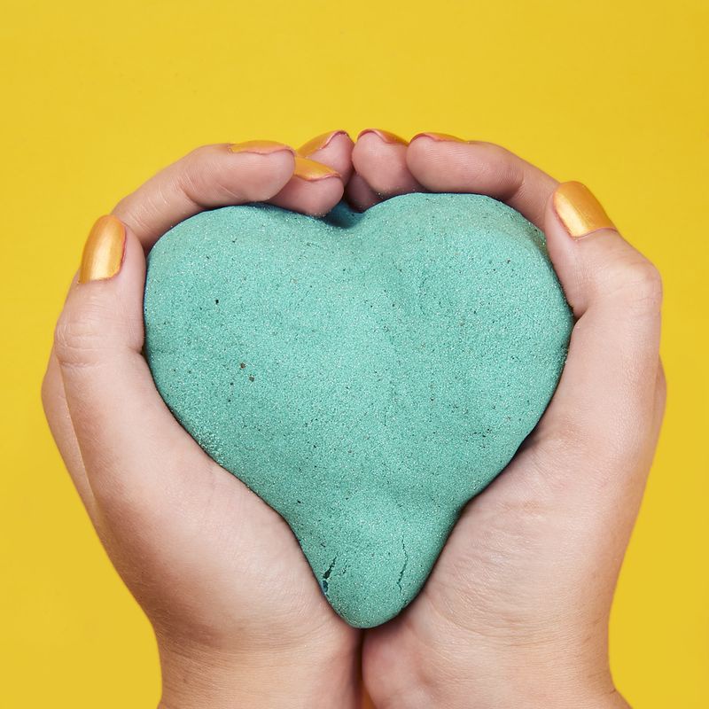 Kinetic Sand confezione di sabbia verde blu brillante 0,9 kg