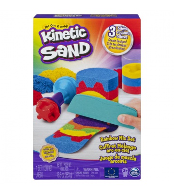 Kinetic Sand set di gioco arcobaleno
