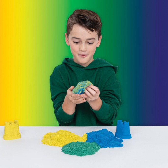 Kinetic Sand set di gioco arcobaleno