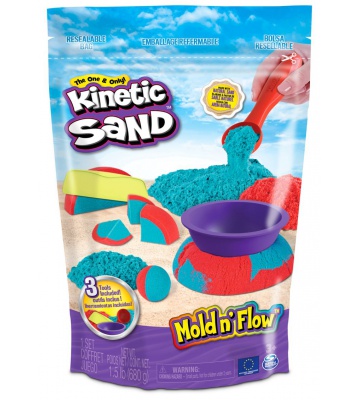 Kinetic Sand set di modellazione con strumenti