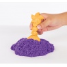 Kinetic Sand scatola di sabbia liquida con sottopentola viola