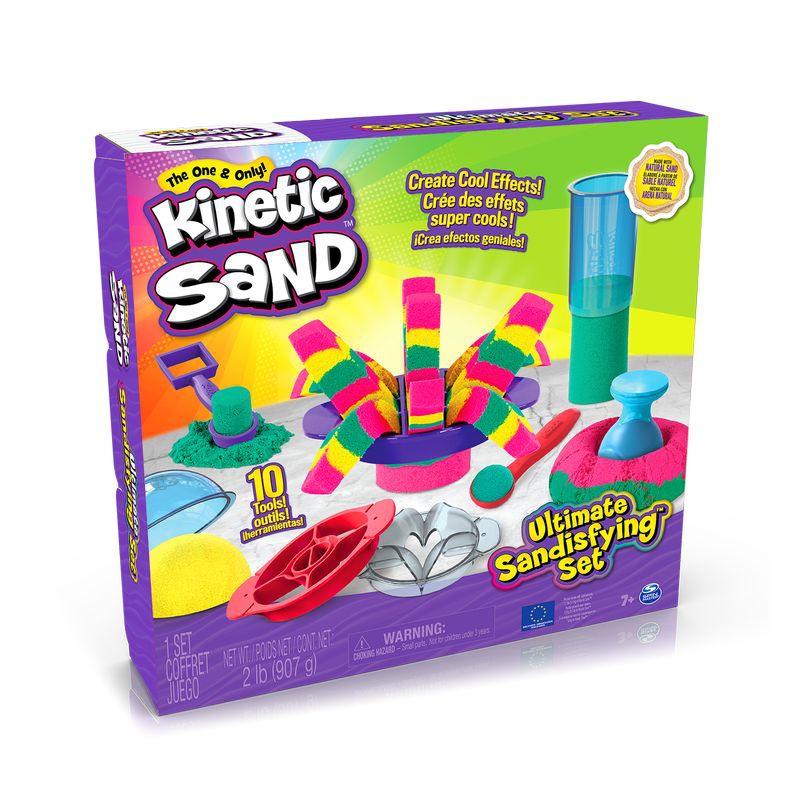 Kinetic Sand set definitivo di sabbia con strumenti