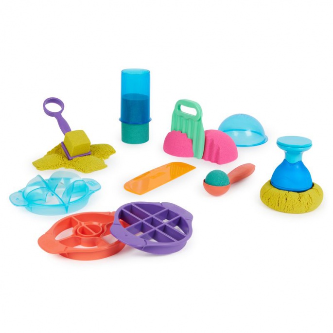 Kinetic Sand set definitivo di sabbia con strumenti