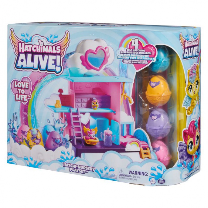 Hatchimals set di gioco mondo arcobaleno / schiusa in acqua