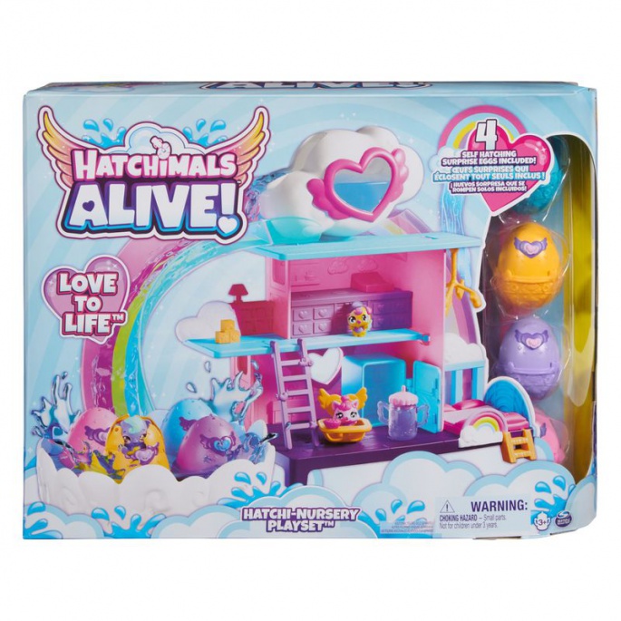 Hatchimals set di gioco mondo arcobaleno / schiusa in acqua