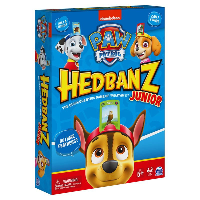 Spin Master Games gioco di società di indovinelli Hedbanz PAW Patrol Junior