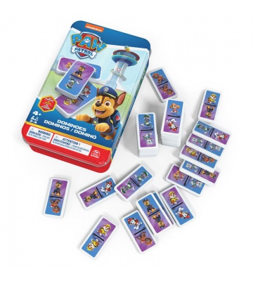 Spin Master Games PAW Patrol domino in scatola di latta