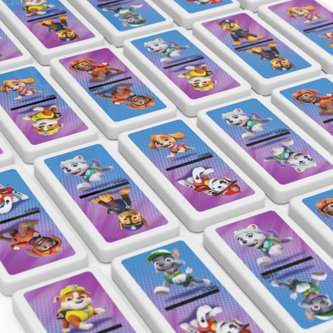 Spin Master Games PAW Patrol domino in scatola di latta