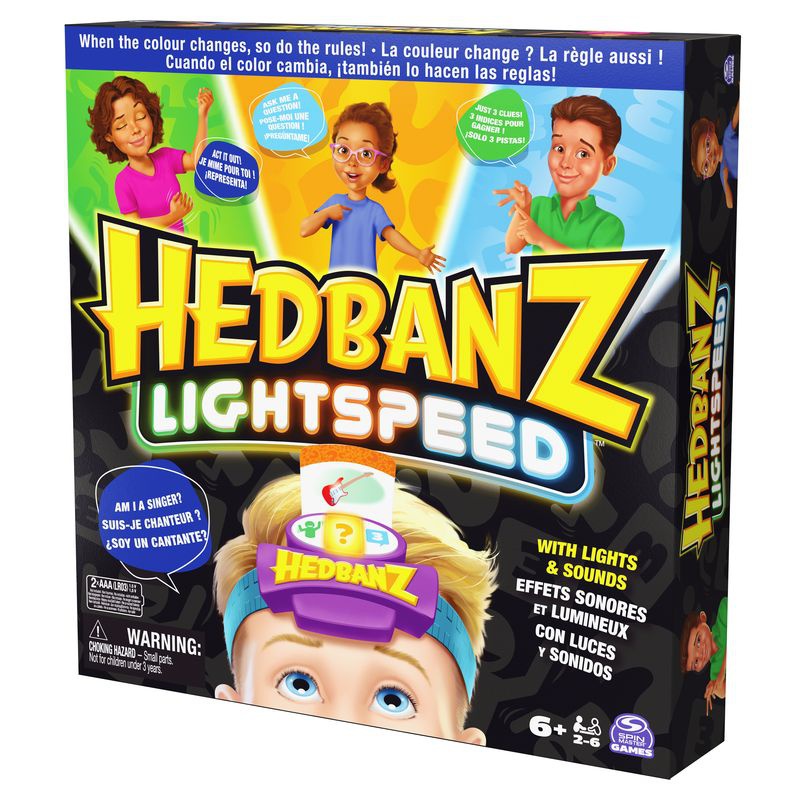 Spin Master Games Hedbanz Lightspeed