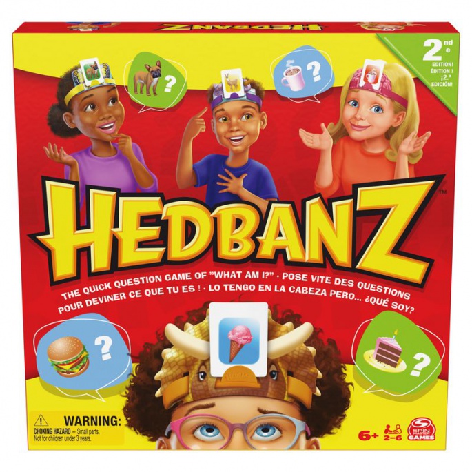 Spin Master Games gioco di società di indovinelli Hedbanz - nuova edizione