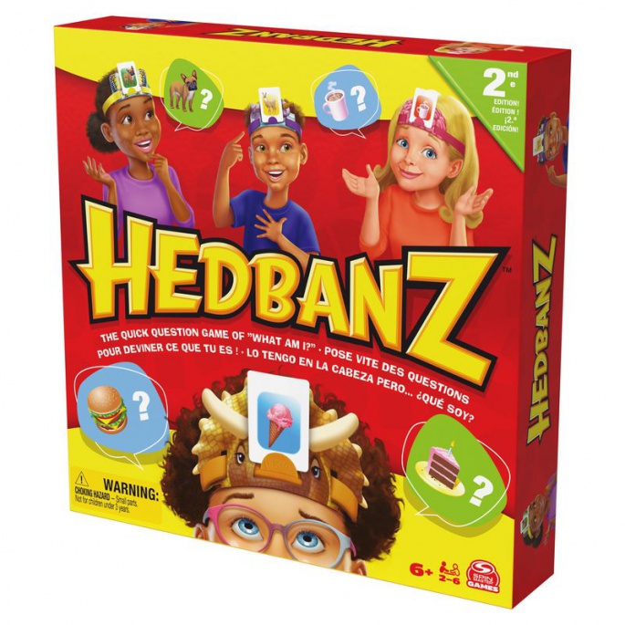 Spin Master Games gioco di società di indovinelli Hedbanz - nuova edizione