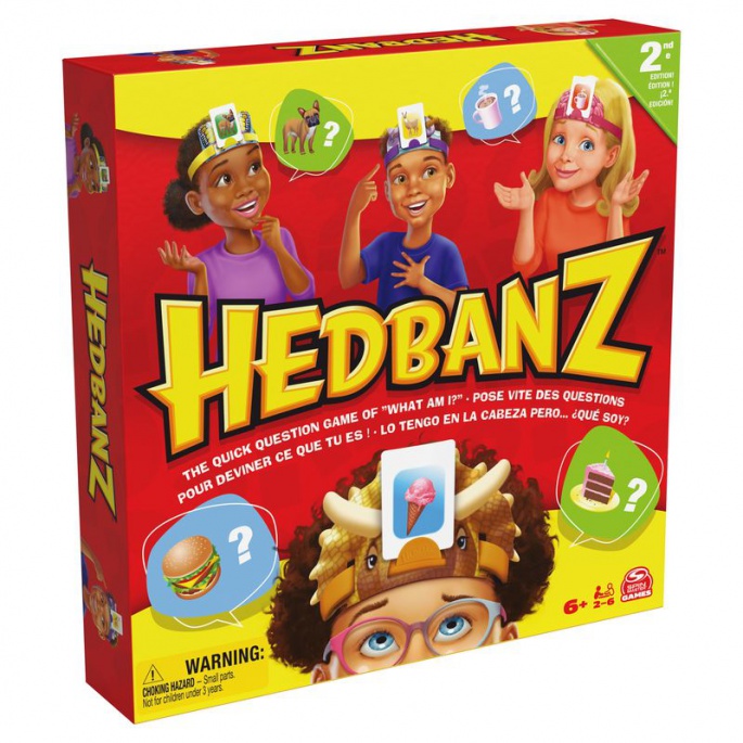 Spin Master Games gioco di società di indovinelli Hedbanz - nuova edizione