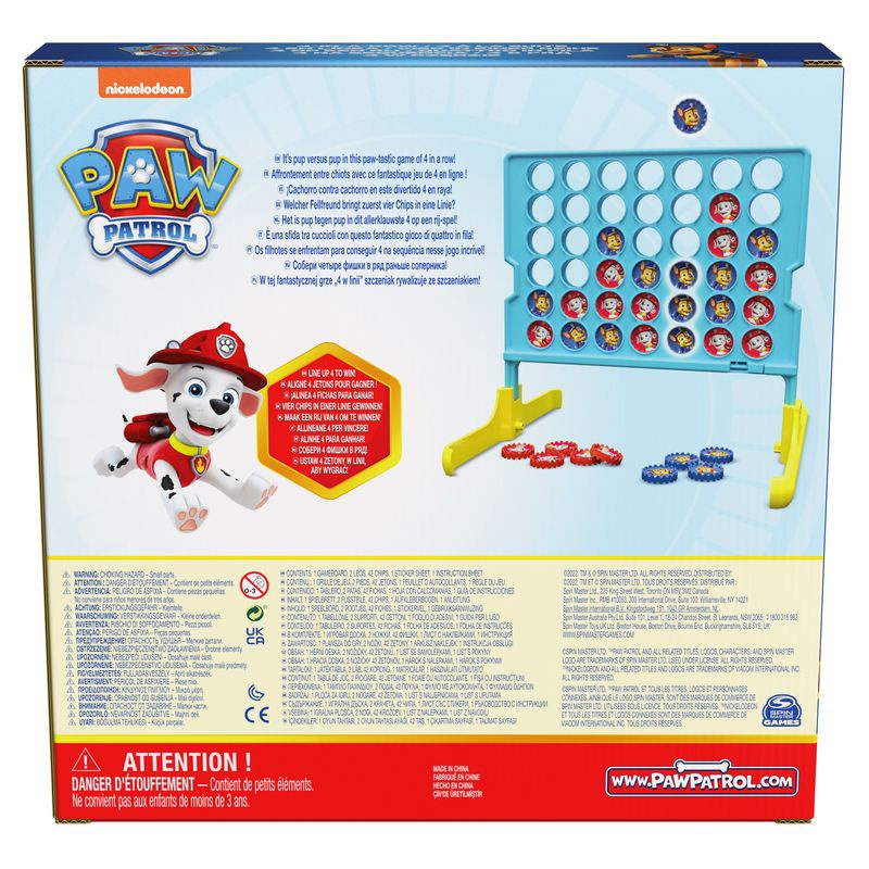 Spin Master Games PAW Patrol Quattro in fila