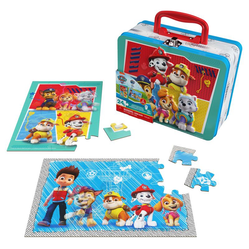 Spin Master Games PAW Patrol puzzle in scatola di latta