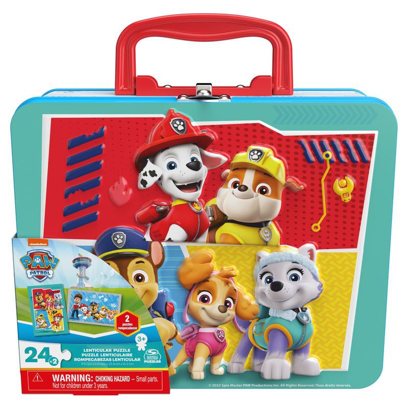 Spin Master Games PAW Patrol puzzle in scatola di latta