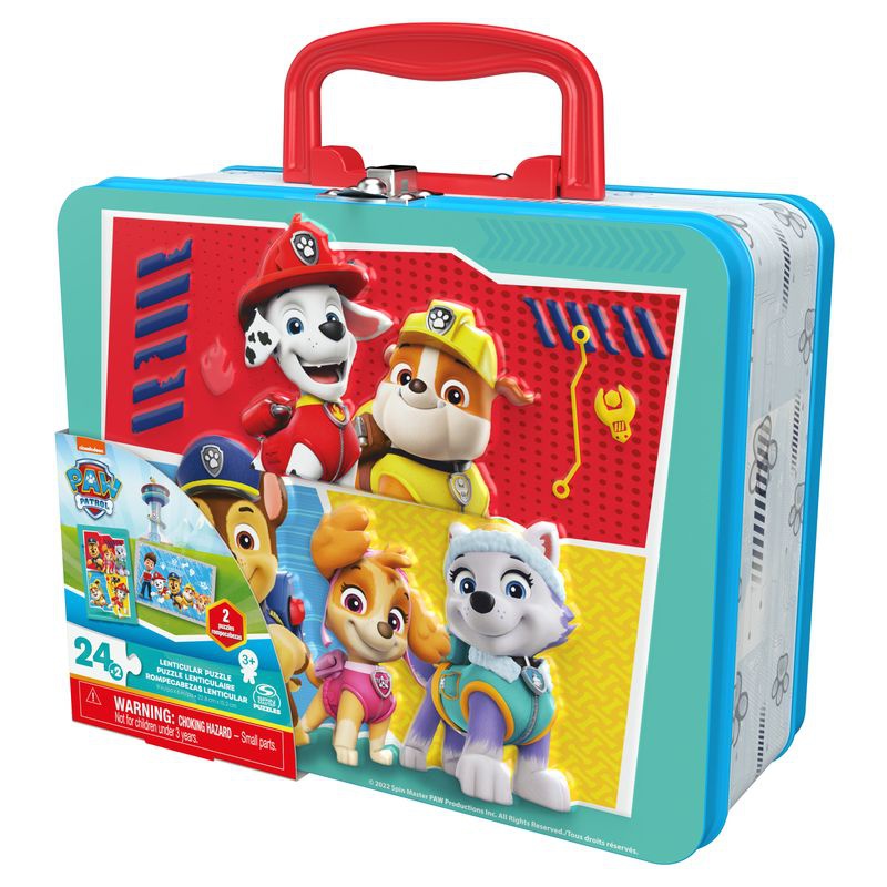 Spin Master Games PAW Patrol puzzle in scatola di latta